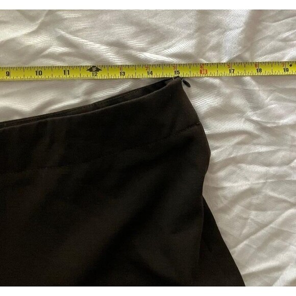 Talbots Womens Size 6 Heritage Stretch Brown Dress Pants Side Zip No Pockets - Picture 8 of 12